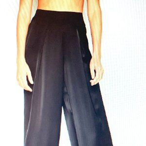 VICTORIAS SECRET POLY SATIN PLEATED PAJAMA PANTS